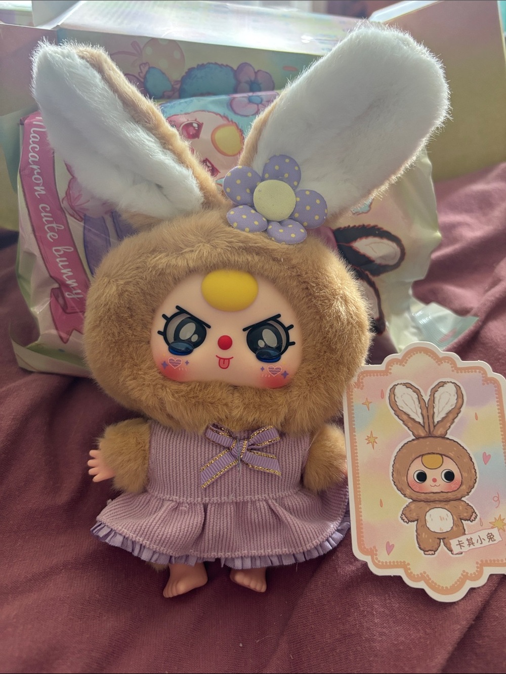 Baby Three Macaron Cute Bunny (P13)